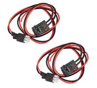 2X 30A 1M Fusible 6 PIN Cable de Cable de Alimentacion de Onda Corta para FT-857D FT-897D