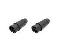 2X 32A Tipo 2 Una GBT EV Adaptador de Carga para Vehículos Eléctricos 7.2A IEC 62196 Una GB/T EV Enchufe Enchufe Adaptador de Carga