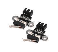 2X 3D Piezas de la Impresora Tipo de Interruptor de Límite de Final de Mecánico Interruptor de Tope de Extremo Tipo Horizontal para Reprap