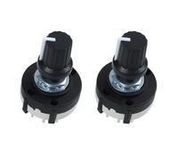2X 3P4T 3 Polos 4 Posiciones Interruptor giratorio selector de banda de oblea simple con perilla