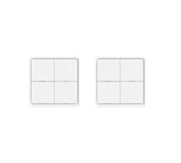 2X 4 Gang Tuya ZigBee Inalámbrico 12 Interruptor de Escena Controlador de Botón Pulsador Escenario de Automatización Alimentado Por Batería para