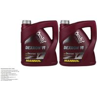 2x 4 Litro Original Mannol Aceite Motor Dexron VI Gear Oil