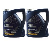 2x 4 Litro Original MANNOL Aceite Motor Fwd Aceite Lubricante 75W-85 Api Gl 4