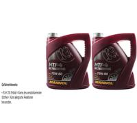 2x 4 Litro Original MANNOL Aceite Motor MTF-4 Aceite Lubricante 75W-80 Gear Oil