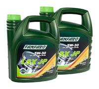 2x 4 Litro SAE 5W30 FANFARO Lsx JP Aceite para Hyundai Toyota Kia Nissan Motores