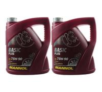2x 4 Litros Original MANNOL Aceite De Transmisión Basic Plus 75W-90 API GL 4+