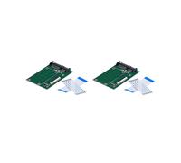 2X 40 Pines ZIF 1.8 Pulgadas SSD / HDD Una la Placa Convertidora de Adaptador Macho