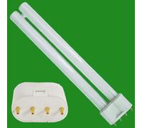 2X 40W Philips 2G11 4 Pin PLL CFL 4000K Luz Fría Bombilla Lámpara 538Mm 3500Lm [EEK: A]