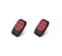 2X 433Mhz Puerta de Garaje Copia Control Remoto ClonacióN Transmisor RF Control Remoto InaláMbrico 433Mhz para Puerta Duplicador,Rojo