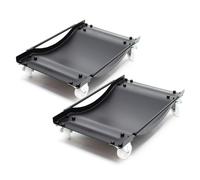 2x 450 kg de acero para transportar vehículos con freno