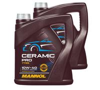 2x 4L MANNOL aceite motor Cerámico Pro 10W-40 para MB 229.1MB 229.3 VW