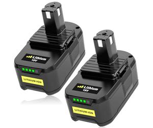 2X 5.0Ah Recambio para Ryobi 18V Bateria P102 P103 P105 P107 P108 P109 P104 P106 para Ryobi RB18L40 RB18L50 RB18L25 RB18L13 Herramienta sin Cable