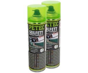 2X 500 ML PETEC 71650 Grasa Para Cables Spray De Grasa Para Engranajes
