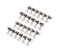 2X 6R6L Sintonizador Clavija Tecla de Afinacion de Guitarra Acustica de 12 Cuerdas Boton Sintonizador de Cuerda de Cabeza de la Ma Quina