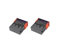 2X 7016A Controlador de Temperatura Digital 220V 30A con Termostato de Control de Temperatura de Alta Potencia Calefacción Refrigeración Sensor NTC
