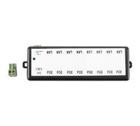 2X 8 Divisor de Poe Del Inyector de Poe Del Inyector para El Poder de la Cámara Del Poe de la Red Del Cctv Sobre Ethernet