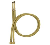 2x 80cm M10 x G3/8 Un Par Oro Nailon Trenzado Manguera Flexible Grifo