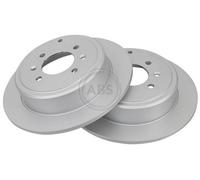 2x A.B.S. 16647 Disco de freno Trasero adecuado para PEUGEOT 406 (8B) 290mm