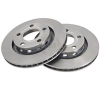 2x A.B.S. 17057 Disco de freno Trasero para AUDI A8 (4D2, 4D8) 269mm