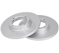 2x A.B.S. 17067 Disco de freno Delantero para CHEVROLET MATIZ (M200, M250) 236mm
