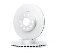 2x A.B.S. 17521 Coated Disco de freno Delantero para VW GOLF VI (5K1) 288mm