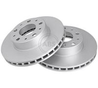 2x A.B.S. 17740 Coated Disco de freno Delantero para FIAT Ducato Bus (250, 290)