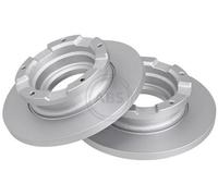 2x A.B.S. 17786 Coated Disco de freno Trasero para FORD Transit Mk6 Tourneo