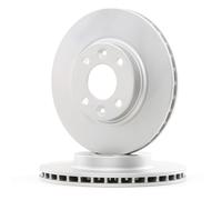 2x A.B.S. 18316 Coated Disco de freno Delantero para RENAULT Thalia III (L8)