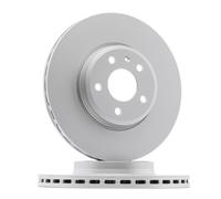 2x A.B.S. Coated Disco de freno Delantero para AUDI A4 B8 Avant (8K5) 314mm