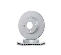 2x A.B.S. Coated Disco de freno Delantero para FORD FUSION (JU) STREET KA (RL2)