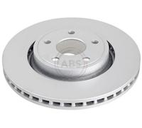 2x A.B.S. Coated Disco de freno Delantero para JEEP GRAND CHEROKEE IV (WK, WK2)