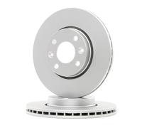 2x A.B.S. Coated Disco de freno Delantero para RENAULT MEGANE II (BM0/1, CM0/1)