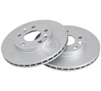 2x A.B.S. Coated Disco de freno Delantero para RENAULT Megane IV Sedán 269mm