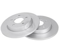 2x A.B.S. Coated Disco de freno Trasero para FORD C-MAX (DM2) Focus C-Max (DM2)