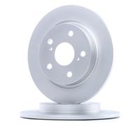 2x A.B.S. Coated Disco de freno Trasero para TOYOTA Auris Familiar (E18) 270mm