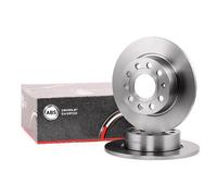 2x A.B.S. Coated Disco de freno Trasero para VW GOLF VI (5K1) Eos (1F7, 1F8)