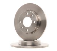 2x A.B.S. Disco de freno adecuado para PEUGEOT 206 Fastback (2A/C) 247mm 15315