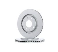 2x A.B.S. Disco de freno Delantero adecuado para PEUGEOT 206 Fastback (2A/C)