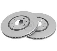 2x A.B.S. Disco de freno Delantero adecuado para PEUGEOT 406 (8B) 406 Coupé (8C)