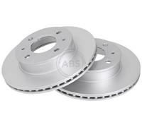 2x A.B.S. Disco de freno Delantero para HYUNDAI ATOS (MX) 234mm 17576