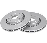 2x A.B.S. Disco de freno Delantero para OPEL Kadett E CC (T85) 256mm 15878