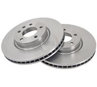 2x A.B.S. Disco de freno Delantero para OPEL Omega B Sedán (V94) Senator B (V88)