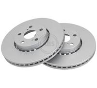 2x A.B.S. Disco de freno Delantero para TOYOTA AVENSIS (T22) 276mm 17508