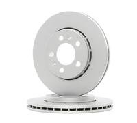 2x A.B.S. Disco de freno Delantero para VW Polo V Hatchback (6R1, 6C1) 256mm