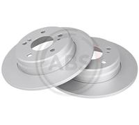 2x Disco de freno macizo 15815 A.B.S. para MERCEDES-BENZ CHRYSLER