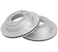 2x A.B.S. Disco de freno Trasero para MITSUBISHI PAJERO IV (V8W, V9W) 300mm