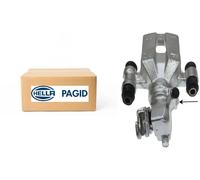 2x Abrazaderas de freno HELLA PAGID Parte trasera I+D para KIA CARENS I, CARENS