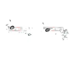 2x Abrazaderas de freno KAMOKA Parte trasera I+D para FIAT, OPEL, ABARTH GRANDE