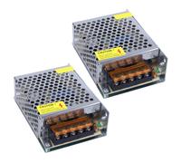2X AC 110-220V 24V 2A 48W Transformador de fuente de alimentacion interruptor para LED luz de tira