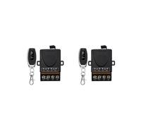 2X AC 220V 30a 1ch 433Mhz Inalámbrico Control Remoto Interruptor RF Relé Receptor Off/ Transmisor para Aparato Eléctrico Lámpara